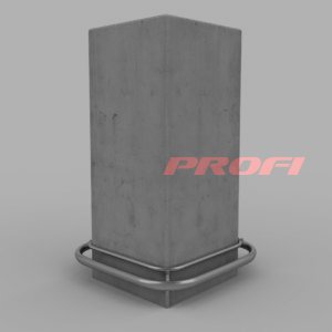 Отбойник П-образный в пол О - 10