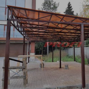 Металлический навес