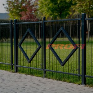 Газонные ограждения панельные "Ромб" 