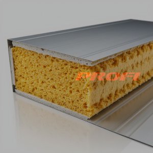 Стеновая сэндвич панель фасадная с минеральной ватой 160 - 250 мм 