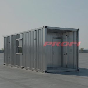 ПБК-18 СП - проходная на базе блок-контейнера, отделанного сэндвич-панелями 