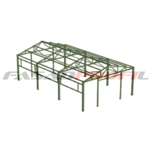 Ангар из сэндвич панелей 9x15x4,5 м 