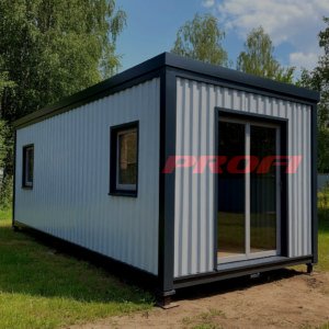 Блок-контейнер БК-13 с КПП под пост охраны (6 м) 
