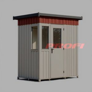 ПБК-05 СП - пост охраны, отделанный сэндвич-панелями 