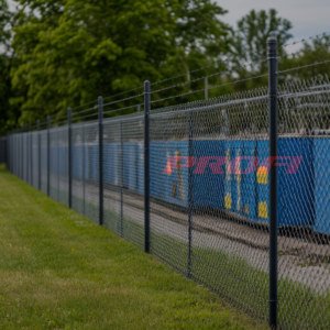 Забор для газового оборудования из сетки рабица ЗАБ - 41 