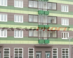 Фото Фасадные панели металлические материал покрытия сайдинг