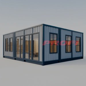 ТМ-04 СП - большой павильон для офиса продаж из сэндвич-панелей Rockwool