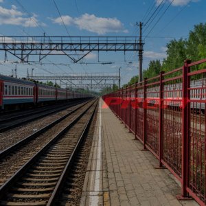 Ограждения платформ-РЖД с перфорацией ОГР - 37