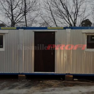 Штаб строительства МЗ-17 из трех блок контейнеров 