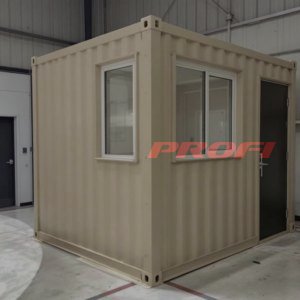 ПБК-19 СП - модульная проходная из блок-контейнера с отделкой из сэндвич-панелей