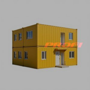 МД-24 - двухэтажное модульное здание из четырёх блок-контейнеров БК-01, отделанных оцинкованным профлистом 